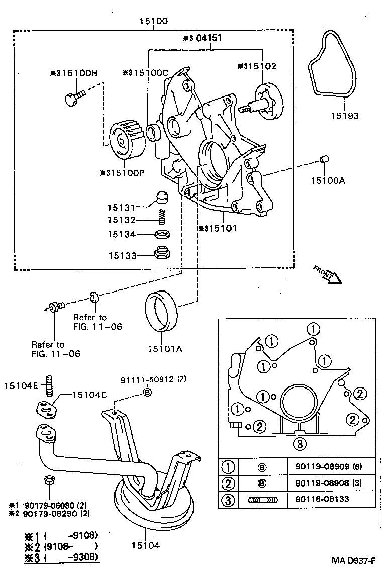 15104-62020 STRAINER SUB-ASSY, OIL product image