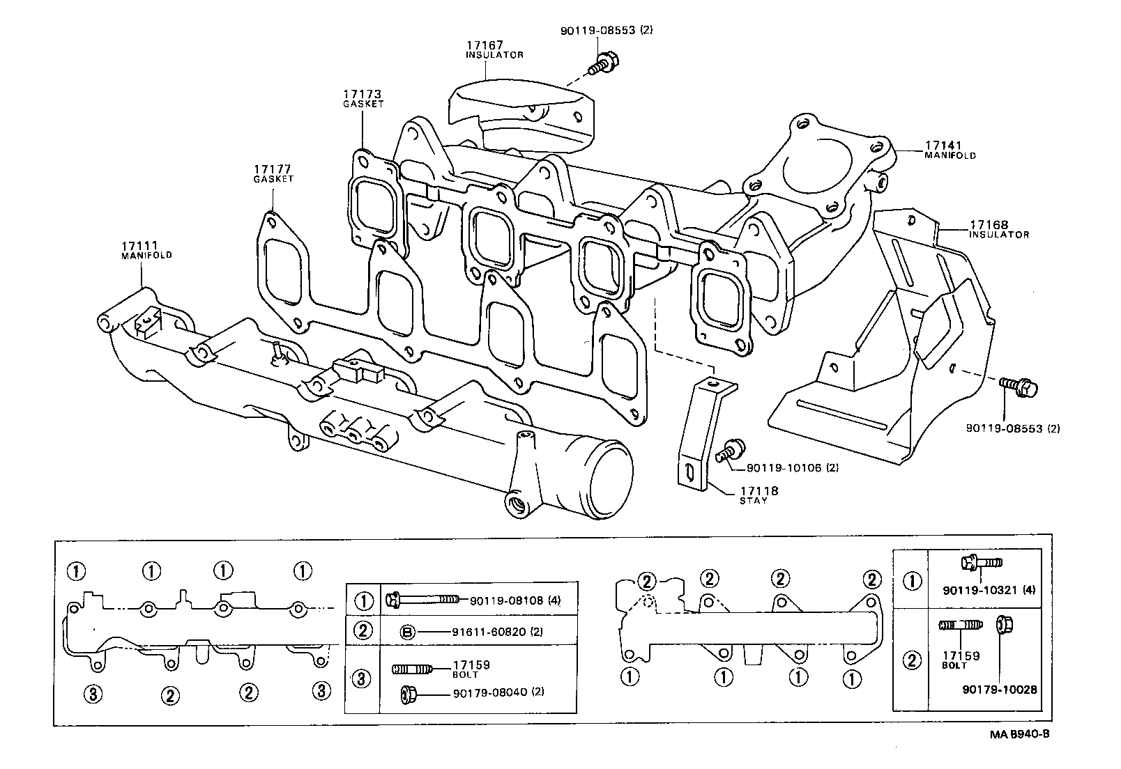 17118-62010 STAY, MANIFOLD product image