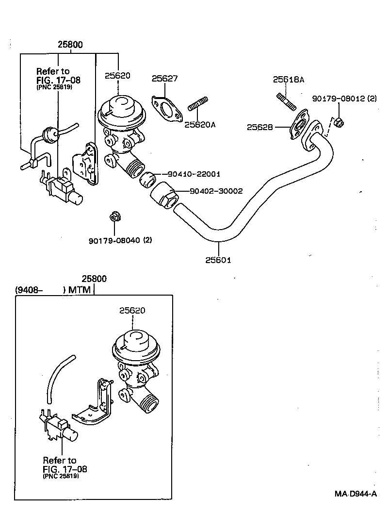 25617-16020 PLATE, EGR HOLE COVER product image