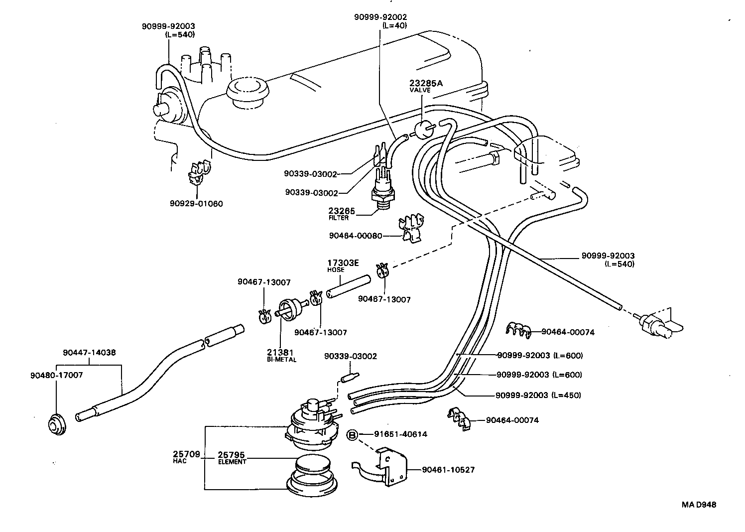 17300-73020 VALVE ASSY, AIR CONTROL product image