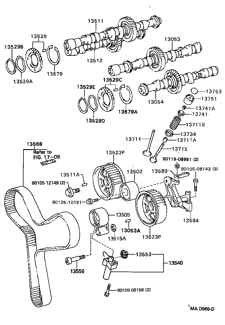 13568-69035 BELT, TIMING product image