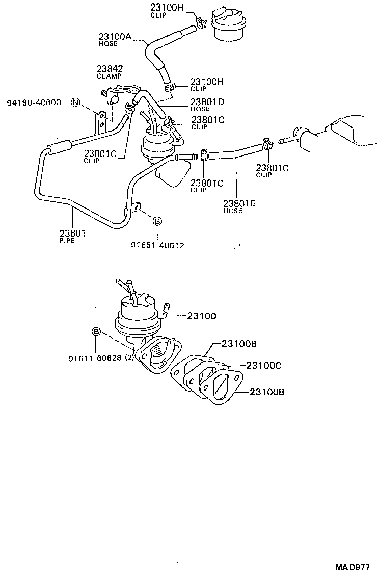 23100-73031 PUMP ASSY, FUEL product image