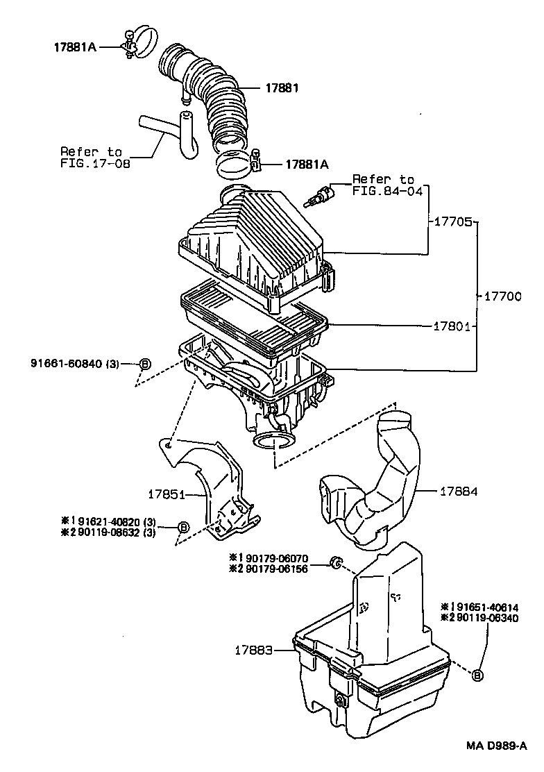 17705-16380 CAP SUB-ASSY, AIR CLEANER product image