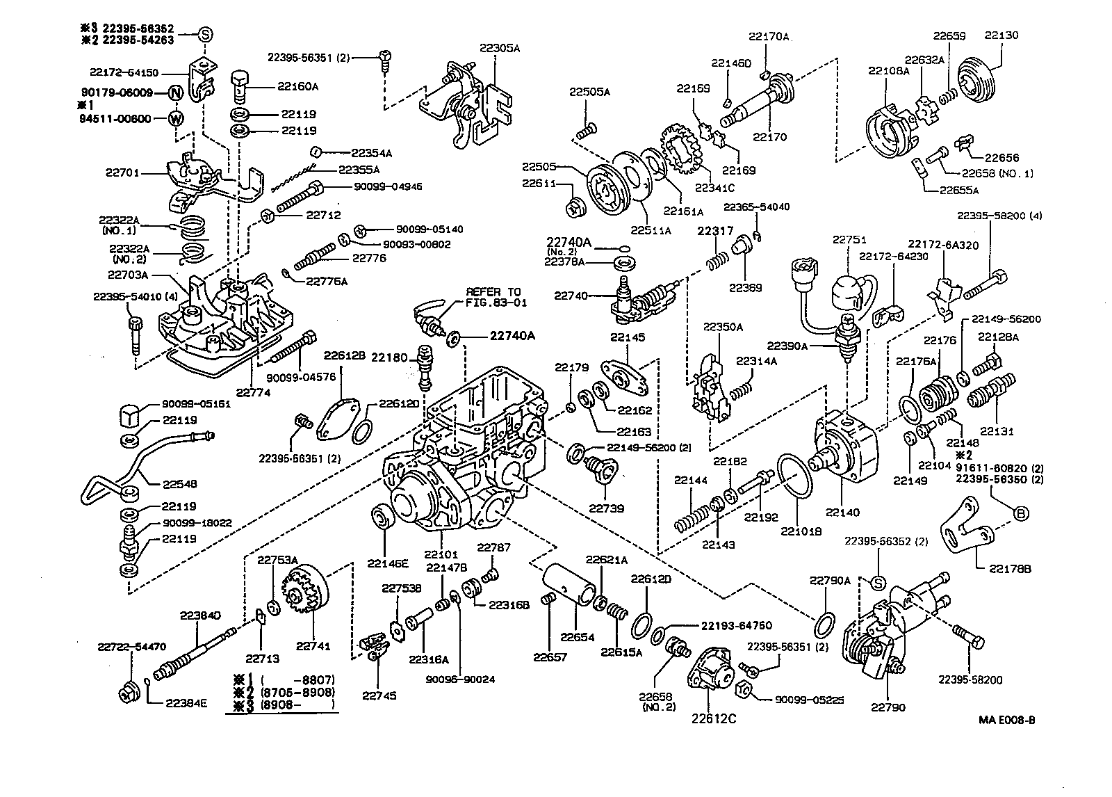 22140-6A511 HEAD SUB-ASSY, DISTRIBUTIVE PUMP product image