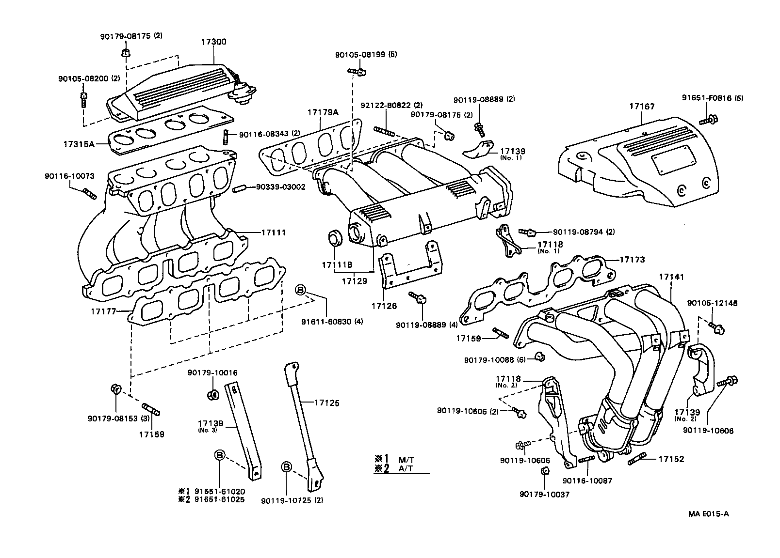 17118-62010 STAY, MANIFOLD product image