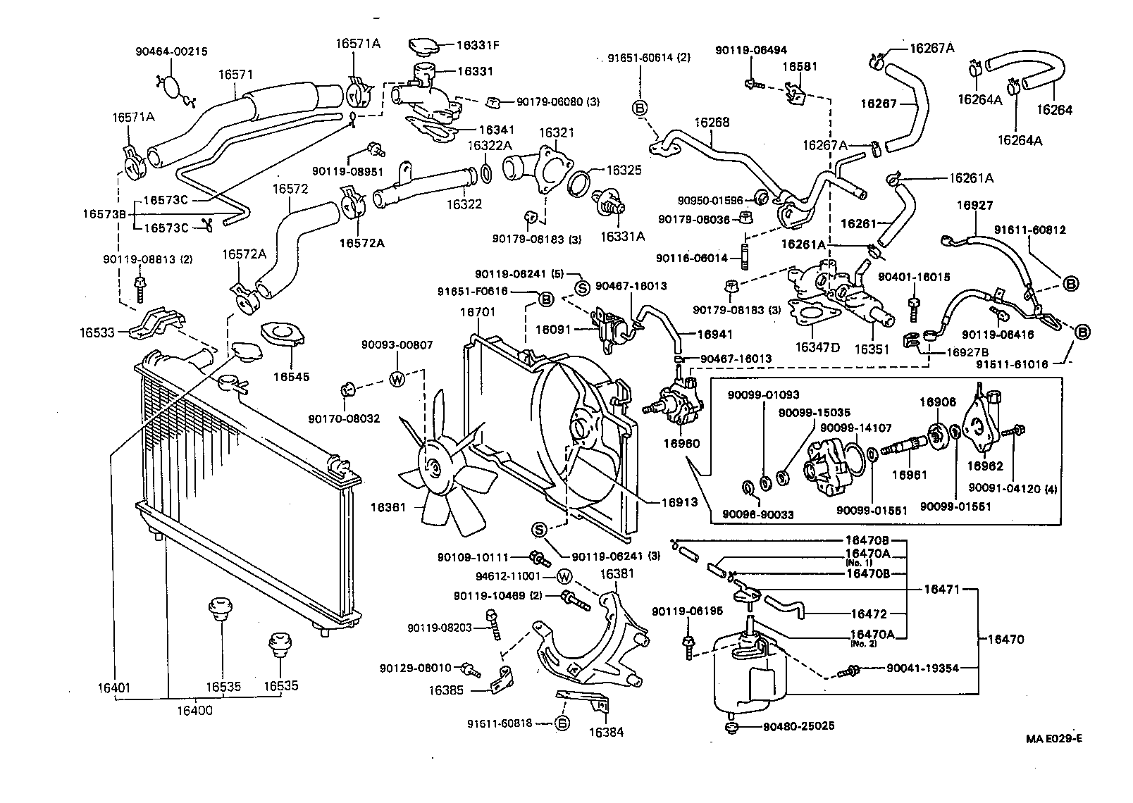 16381-62030 BAR, FAN BELT ADJUSTING product image