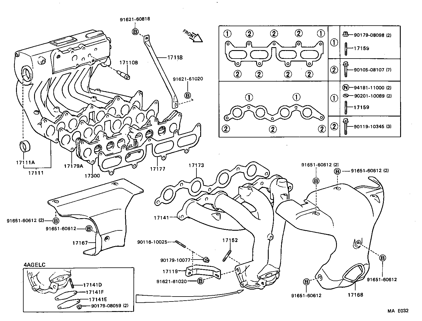 17101-16040 MANIFOLD, INTAKE product image