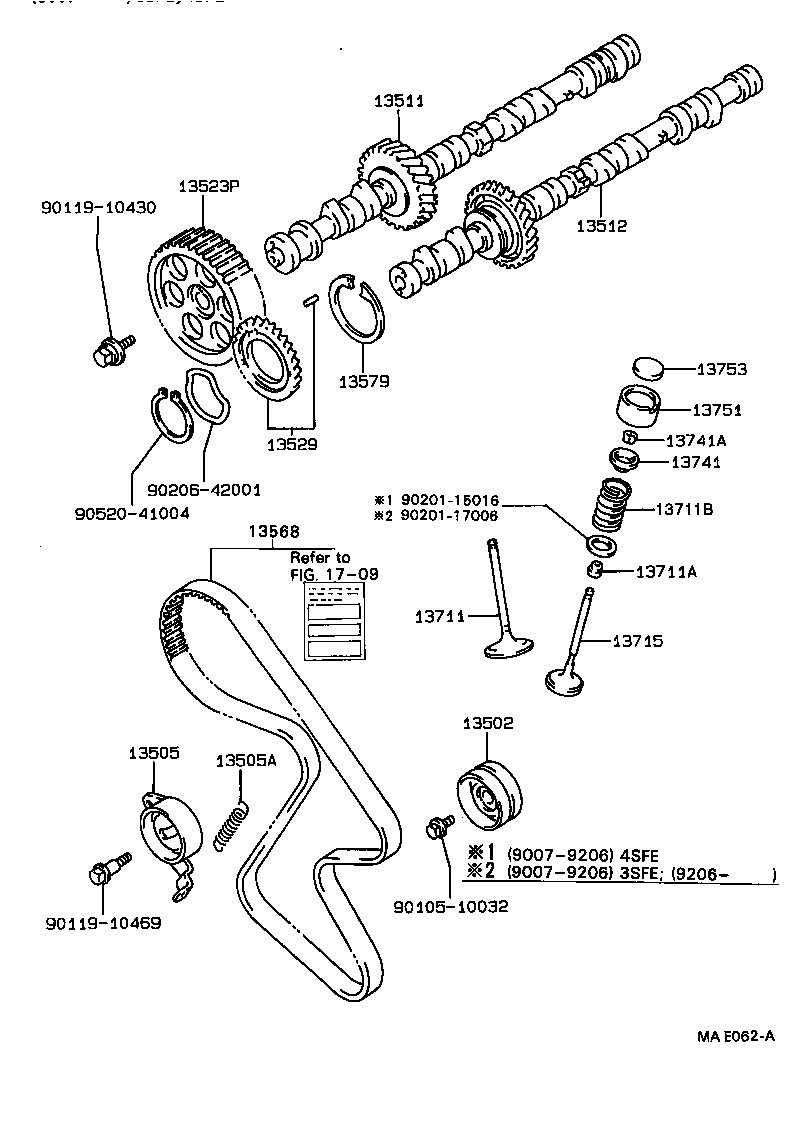 13568-69035 BELT, TIMING product image