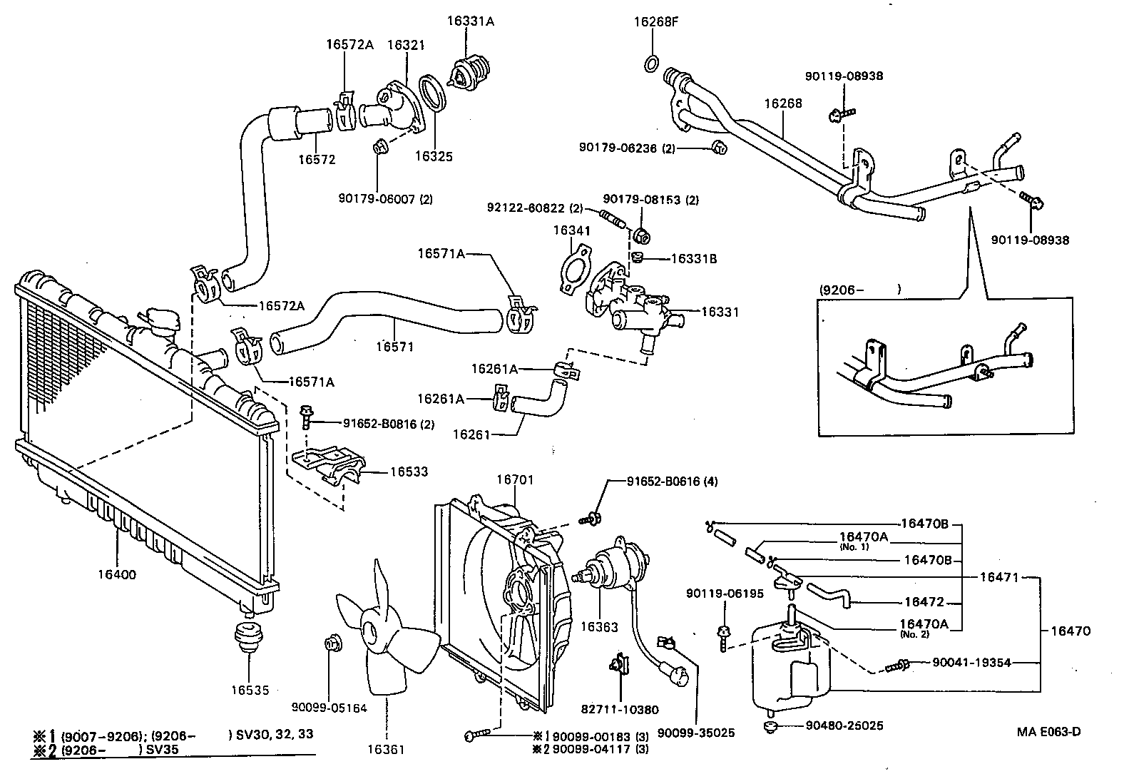 16381-62030 BAR, FAN BELT ADJUSTING product image