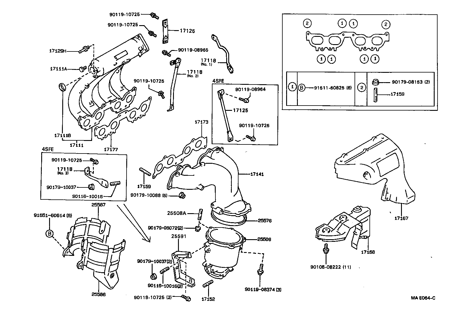 17118-62010 STAY, MANIFOLD product image