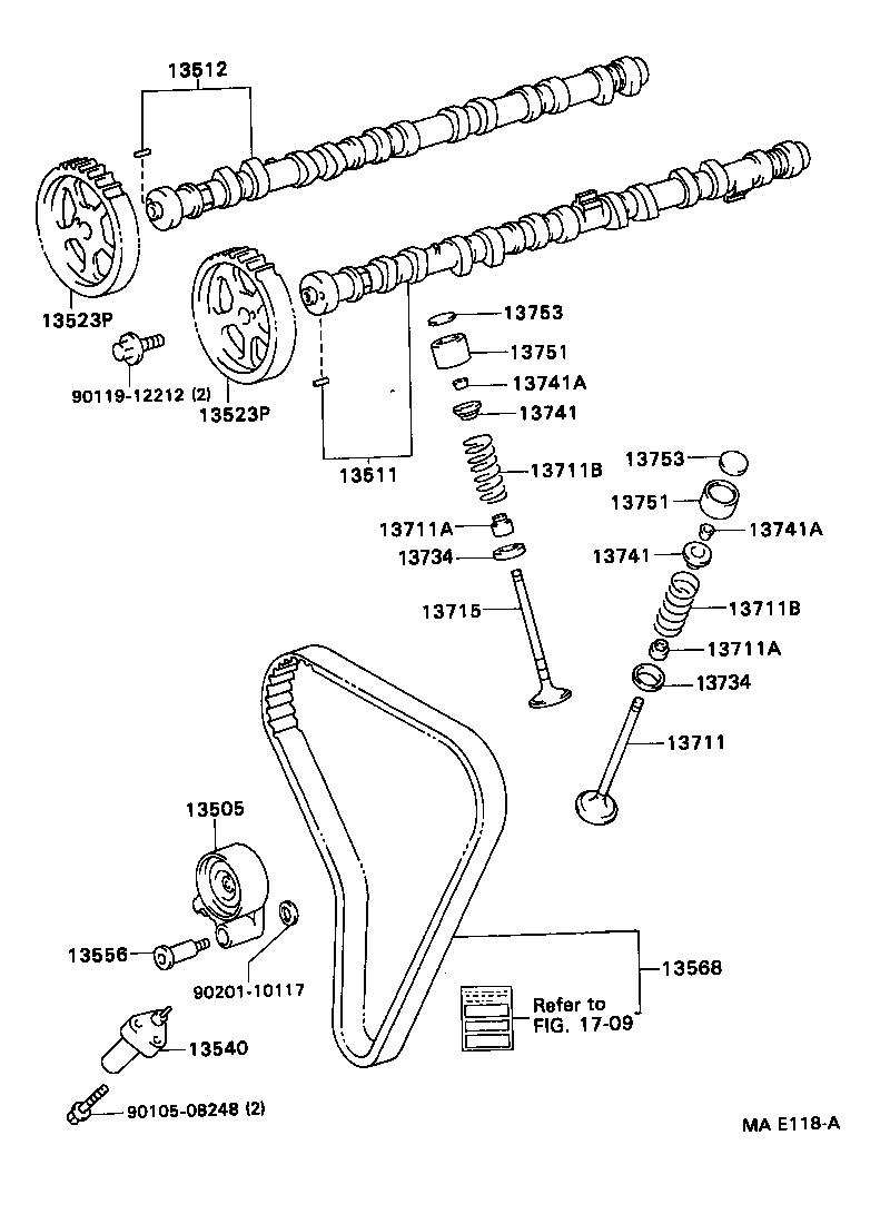 13501-46020 CAMSHAFT product image