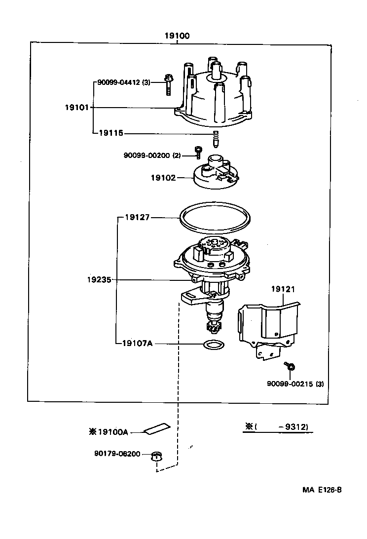 19235-73050 HOUSING, DISTRIBUTOR product image