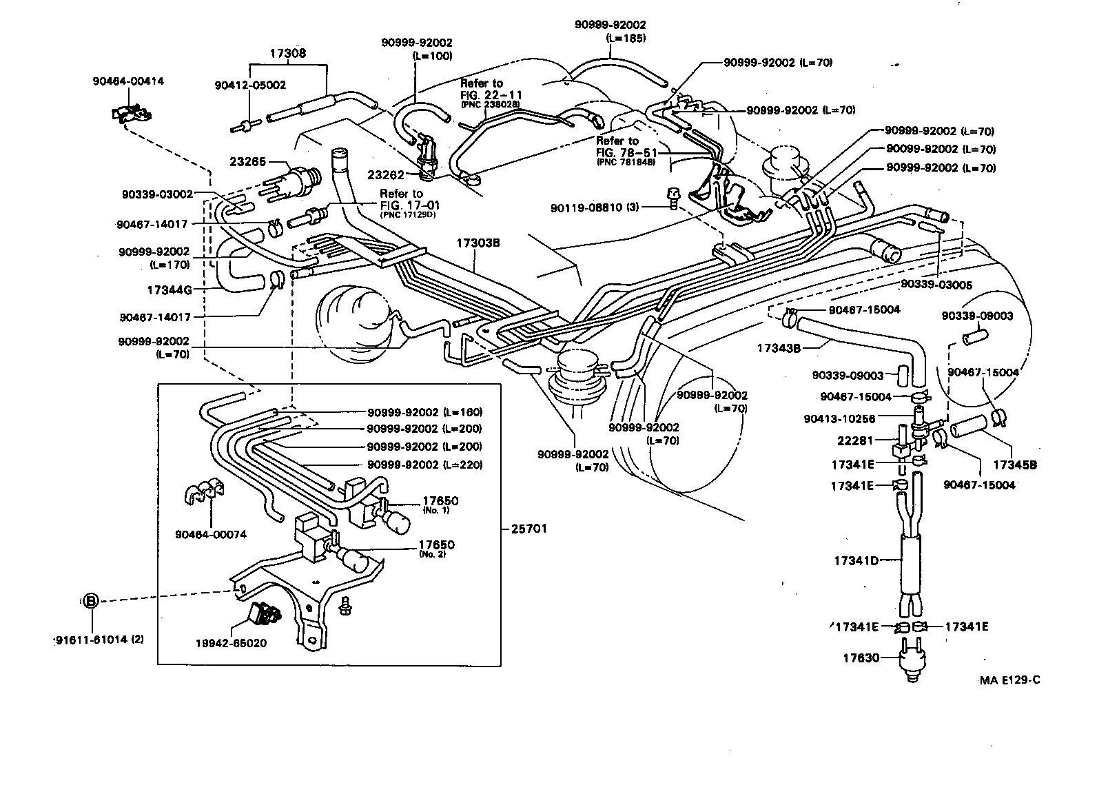 17344-65010 HOSE, AIR, NO.4 product image