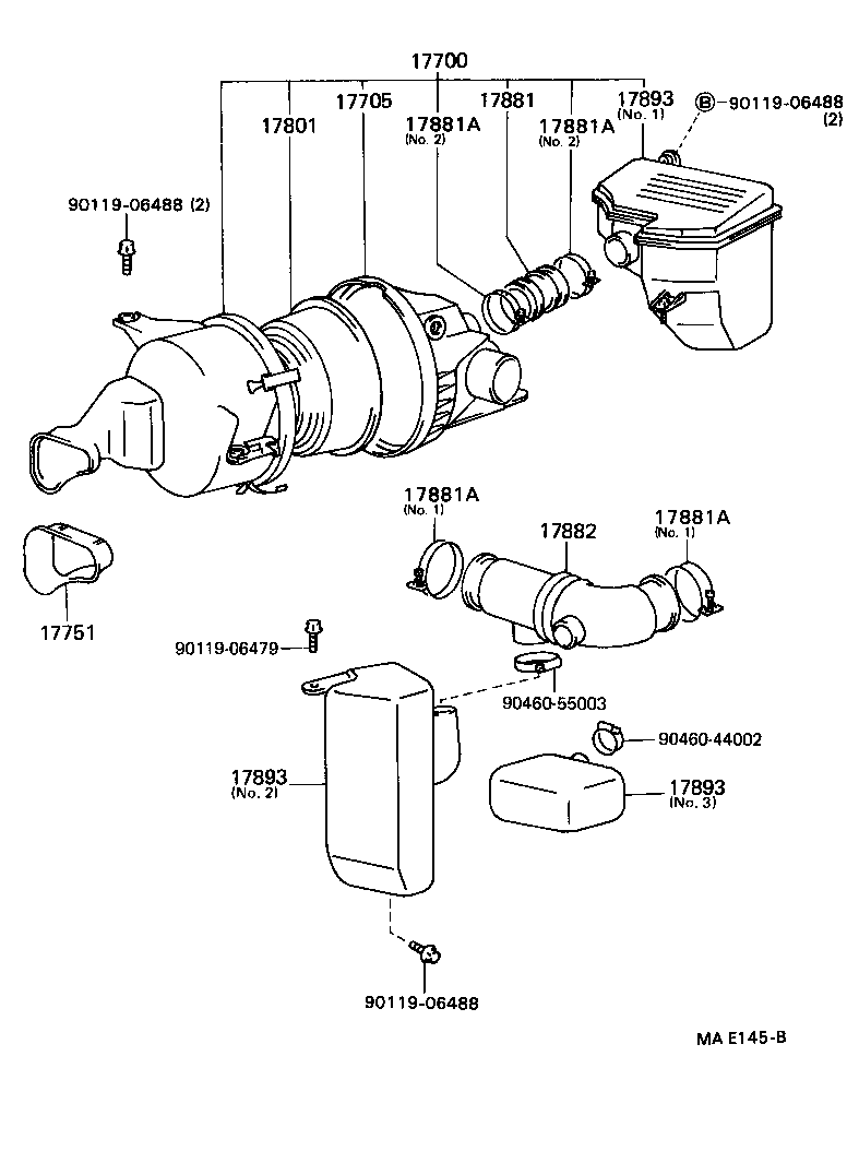 17700-46080 CLEANER ASSY, AIR product image