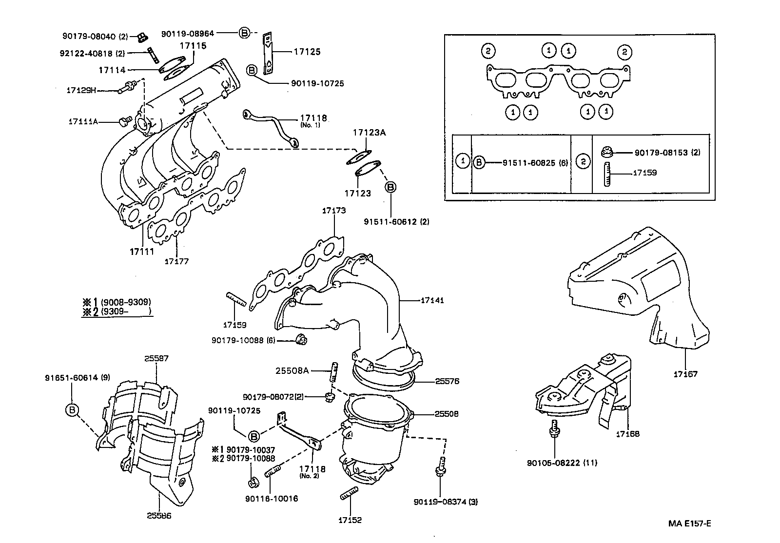 17118-74160 STAY, MANIFOLD product image
