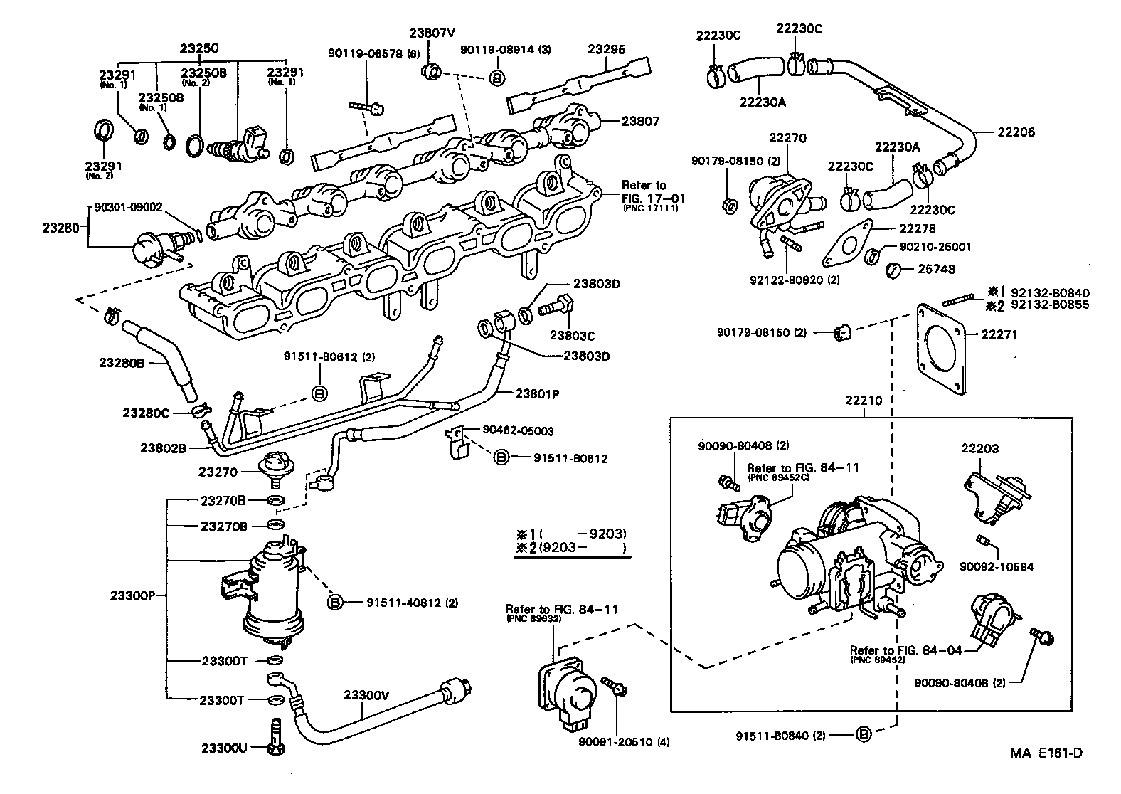 22271-74062 GASKET, THROTTLE BODY product image
