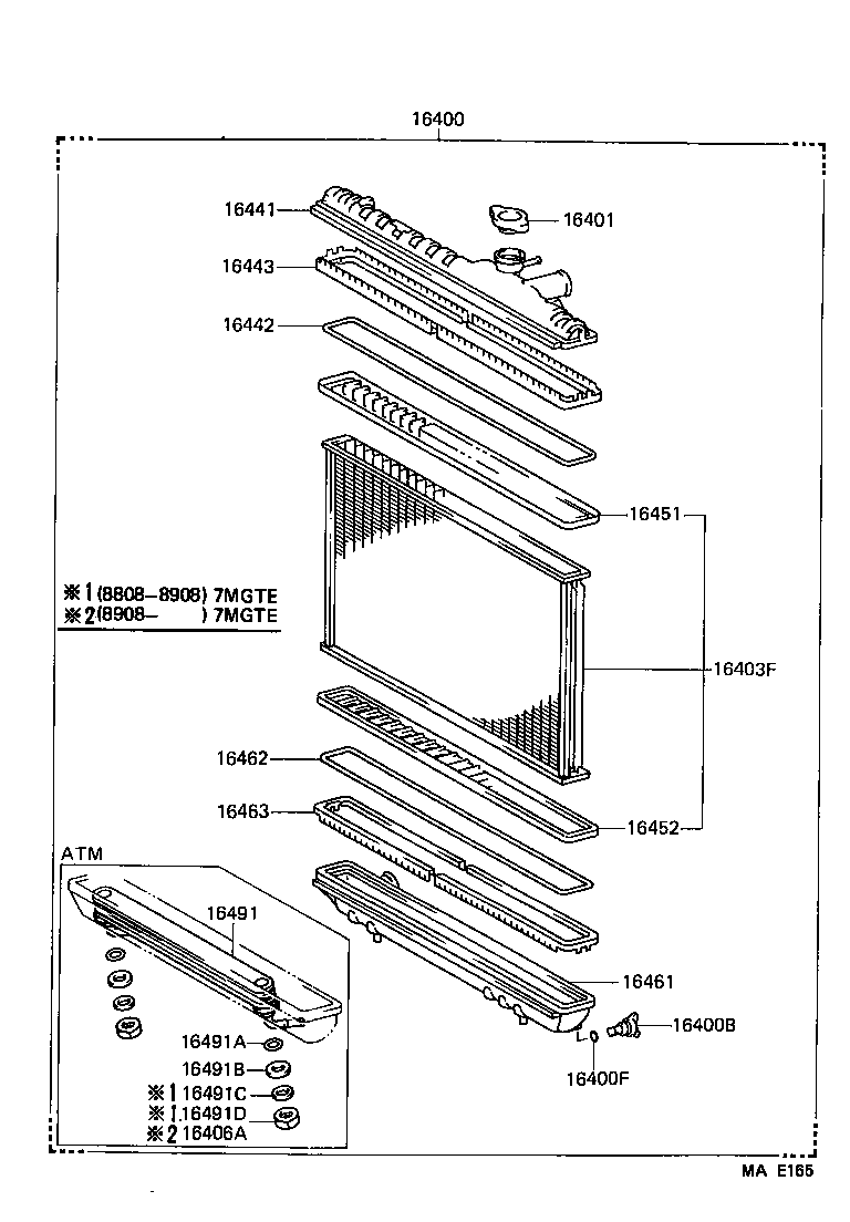 16268-42050 PIPE, WATER BY-PASS, NO.1 product image