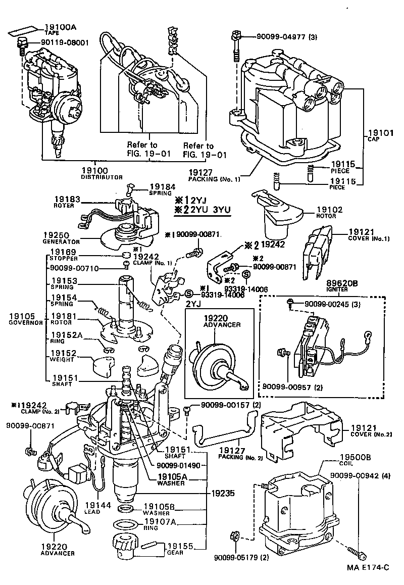 19235-13170 HOUSING, DISTRIBUTOR product image
