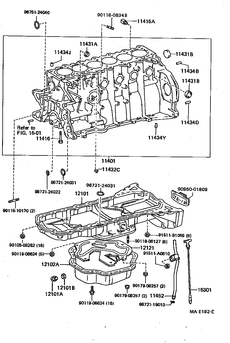 12102-50020 PAN SUB-ASSY, OIL, NO.2 product image