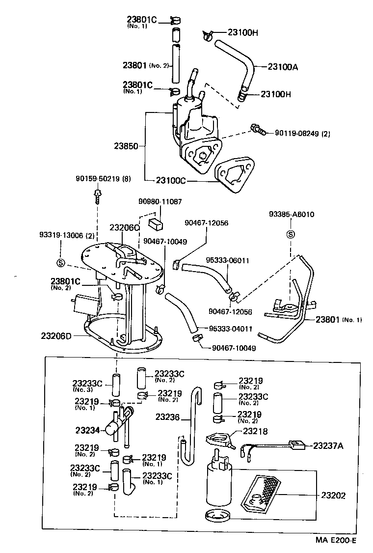 23915-11010 INSULATOR, FUEL PUMP product image