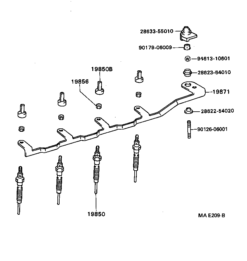 19968-11010 BRACKET, IGNITION COIL product image