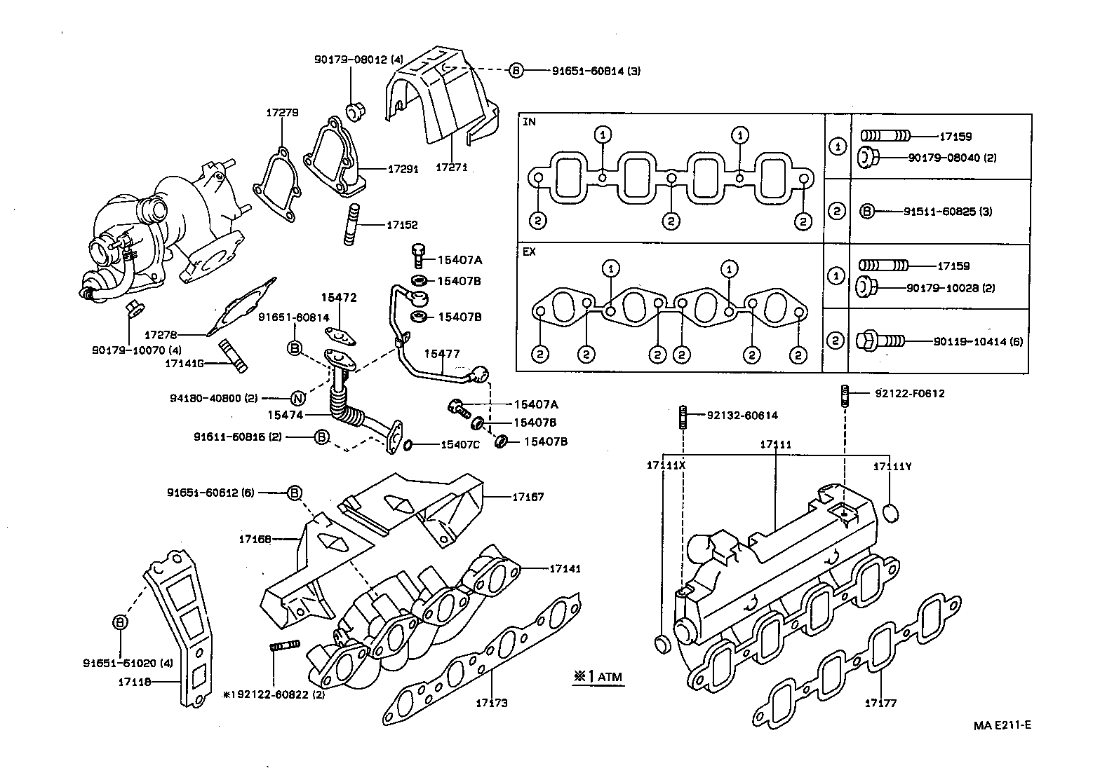 17101-55030 MANIFOLD, INTAKE product image
