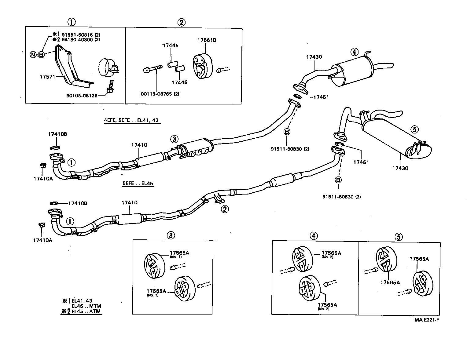17430-11500 PIPE ASSY, EXHAUST, TAIL product image
