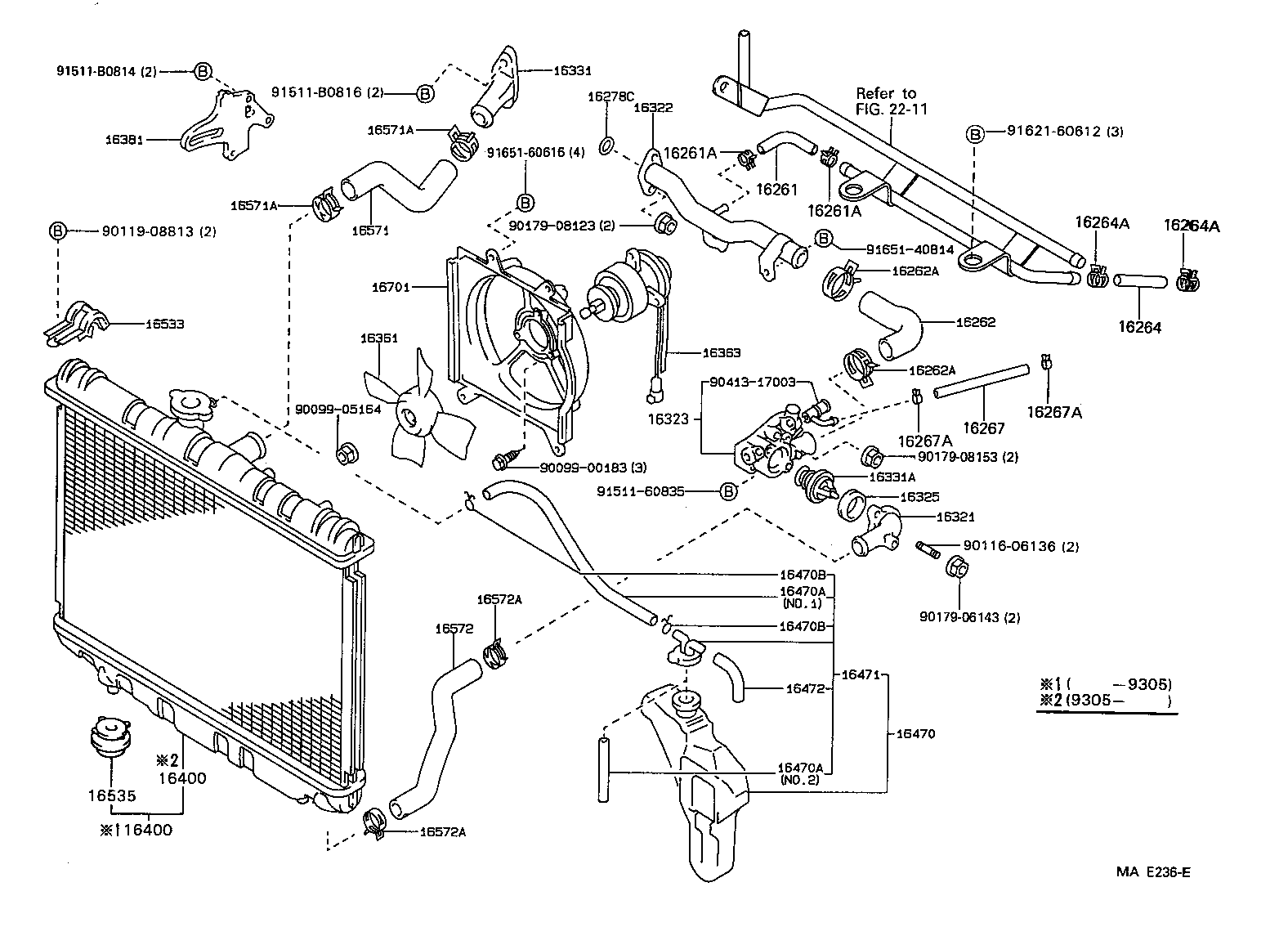 16400-15431 RADIATOR ASSY product image