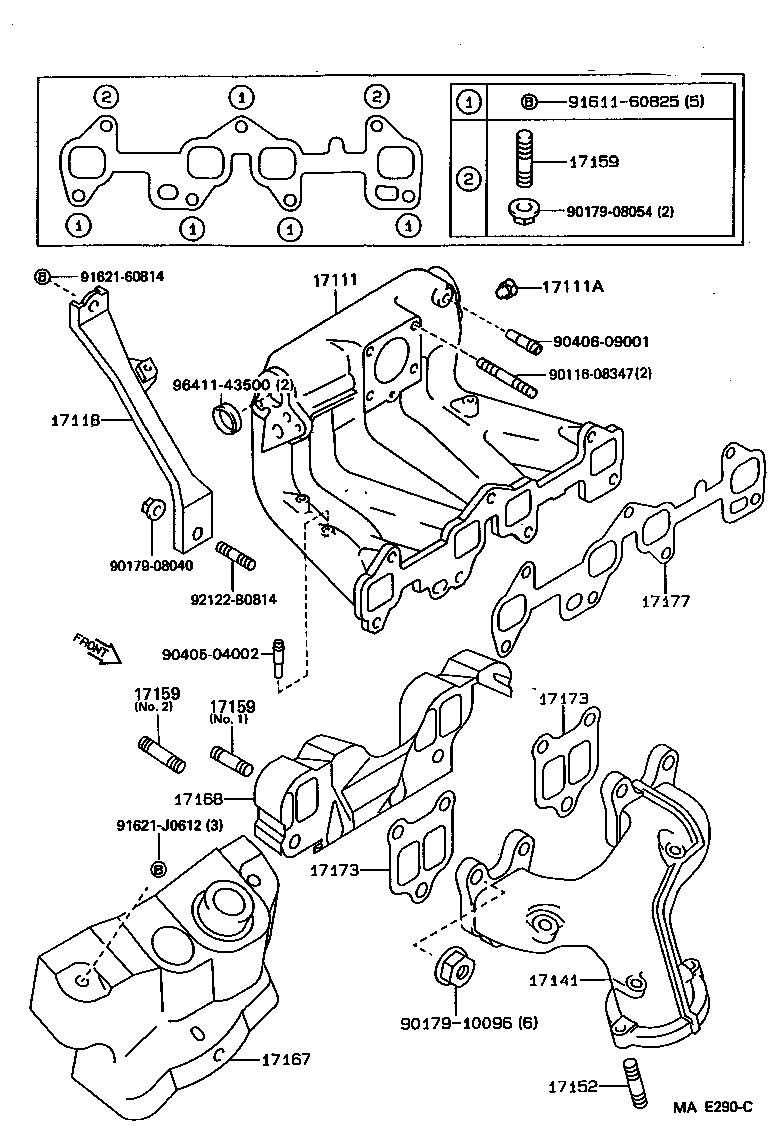 17101-11310 MANIFOLD, INTAKE product image