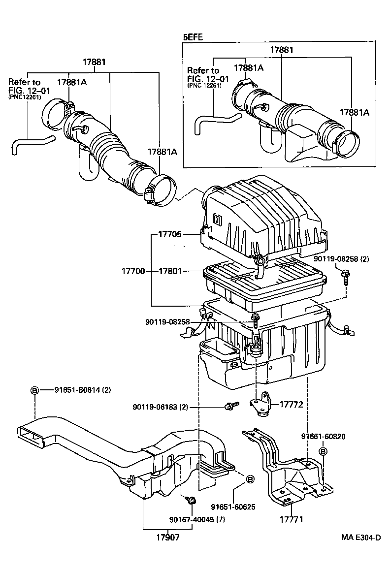 17705-55040 CAP SUB-ASSY, AIR CLEANER product image