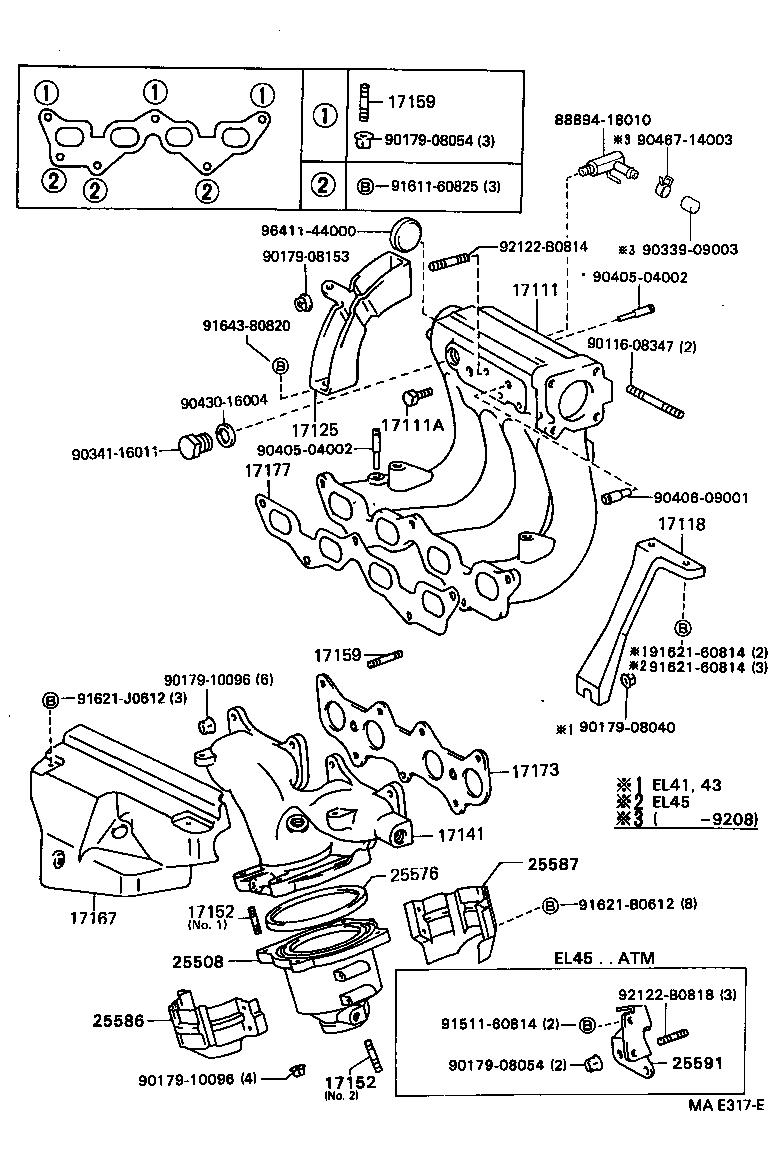 17101-55030 MANIFOLD, INTAKE product image
