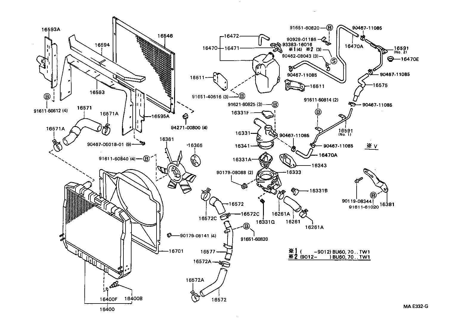 16333-58040 HOUSING, WATER OUTLET product image