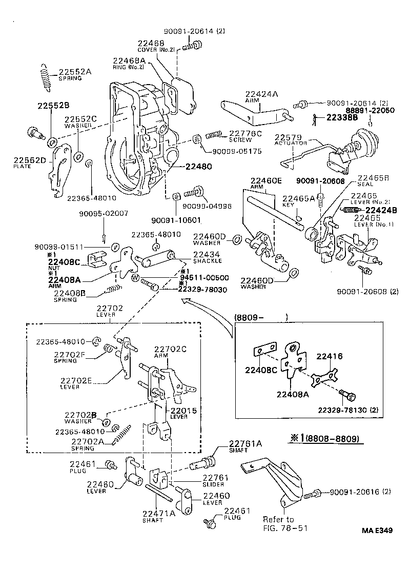 22410-78150 GOVERNOR ASSY, INJECTION PUMP MECHANICAL product image