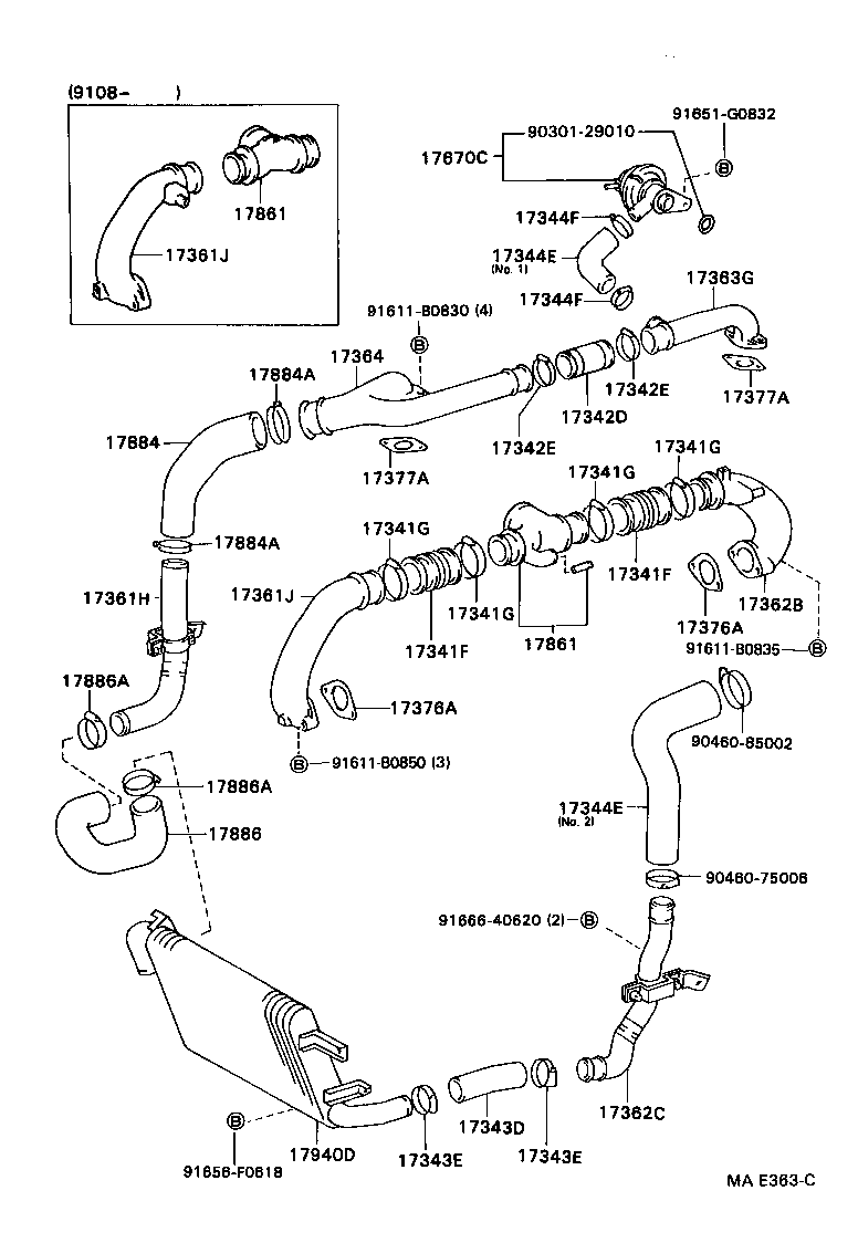 17700-46080 CLEANER ASSY, AIR product image