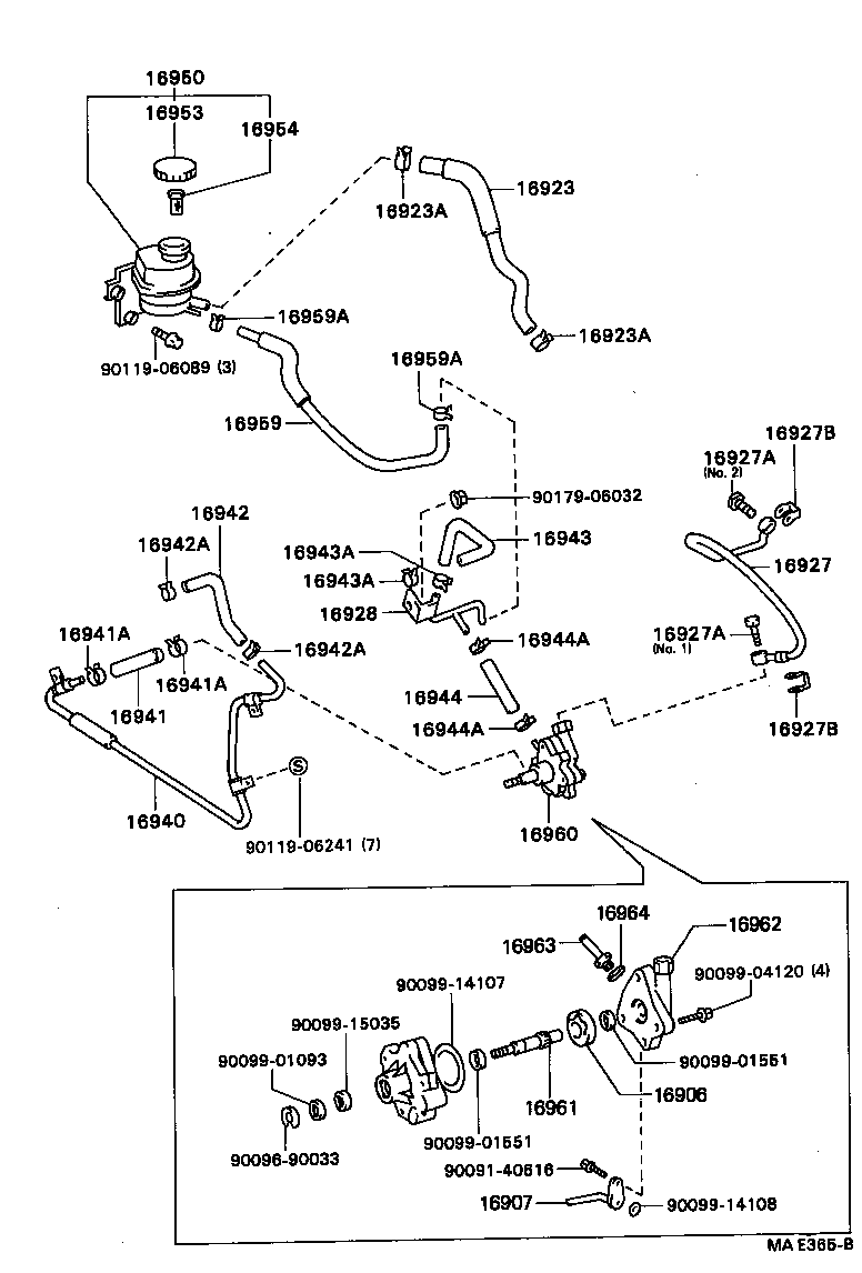 16381-70042 BAR, FAN BELT ADJUSTING product image
