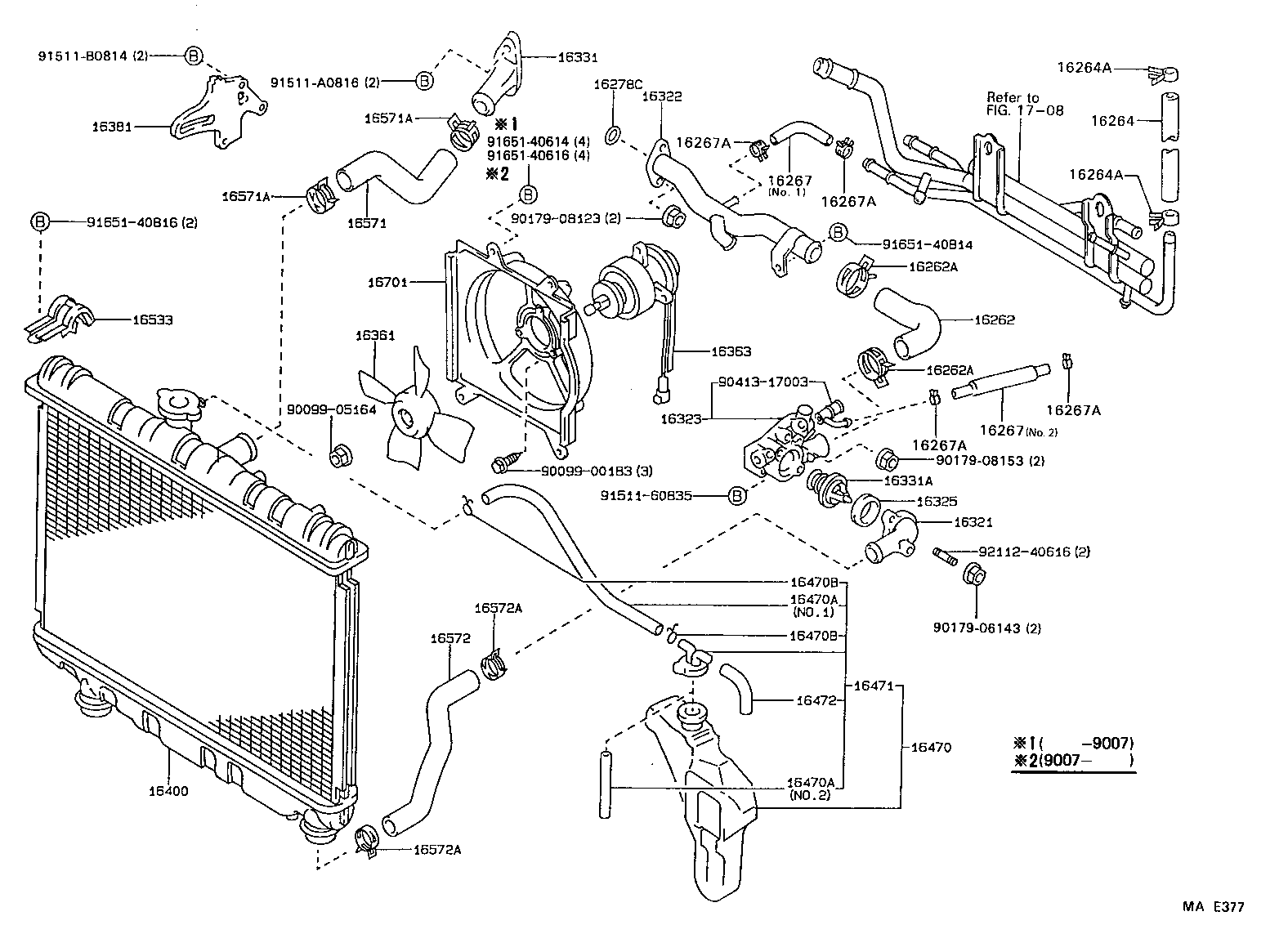 16400-16320 RADIATOR ASSY product image