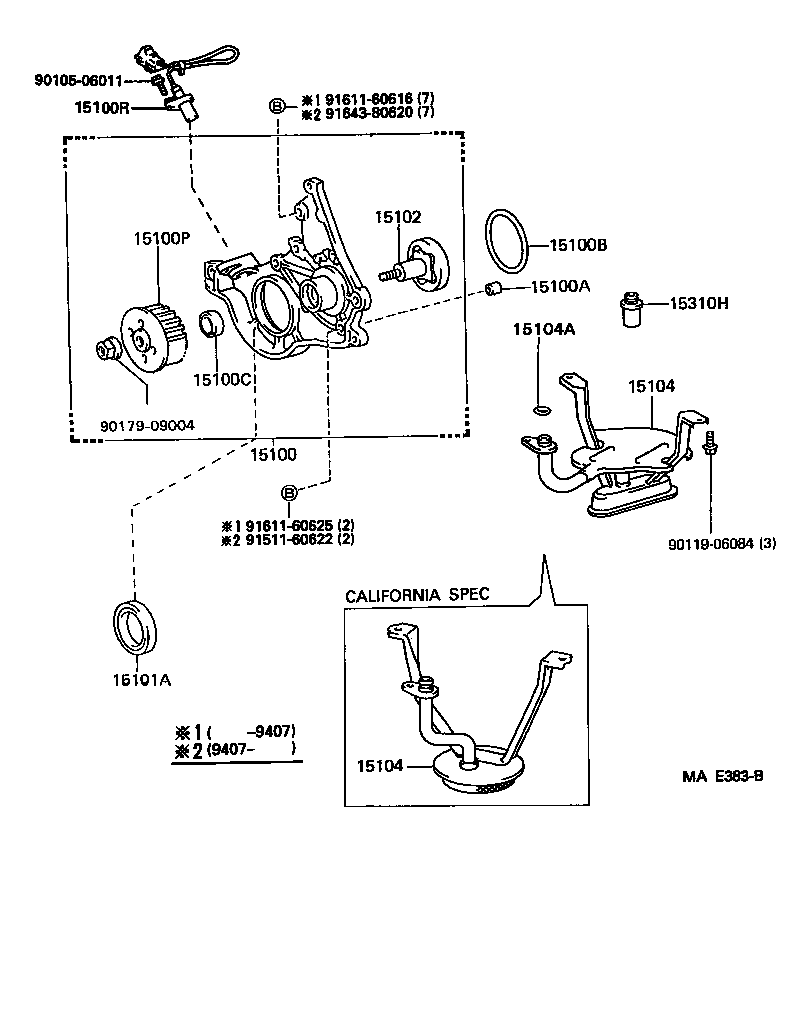 15100-11070 PUMP ASSY, OIL product image