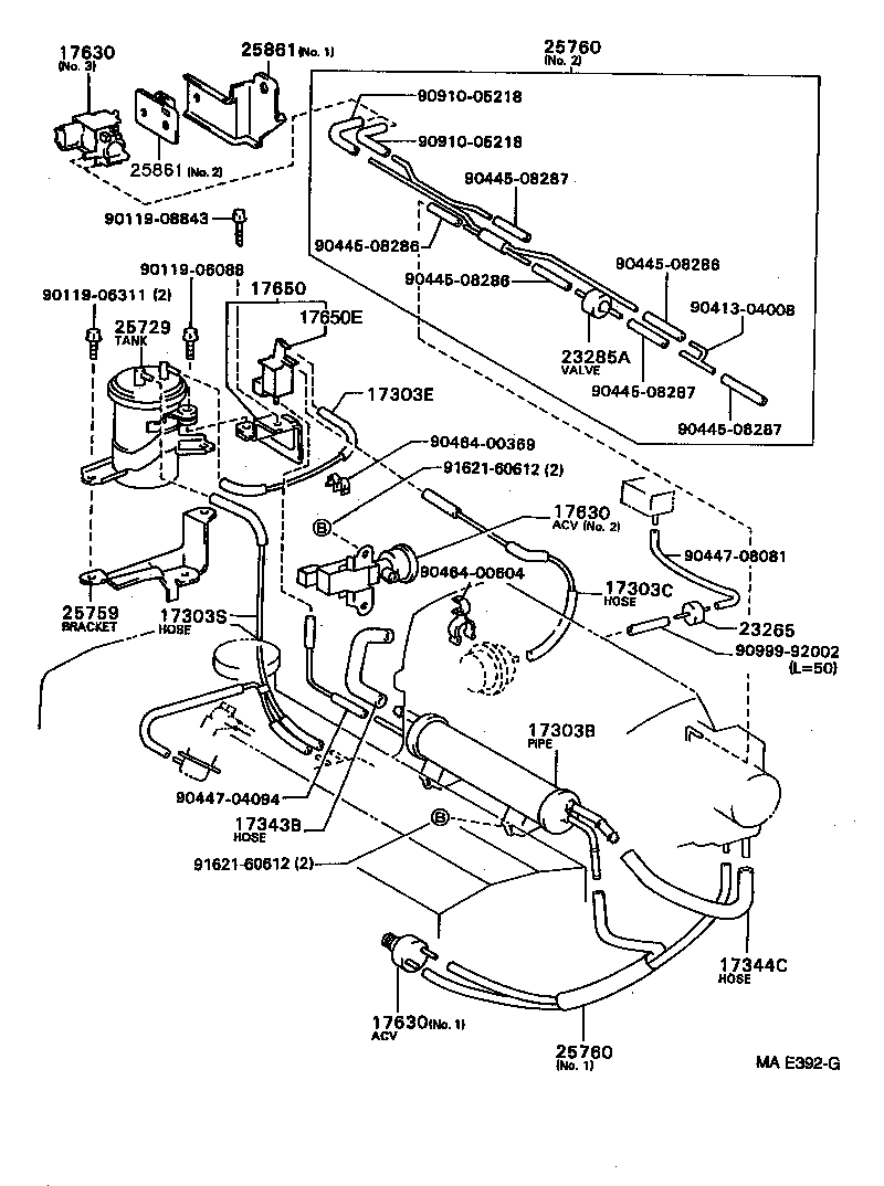 17630-11041 VALVE ASSY, AIR CONTROL product image