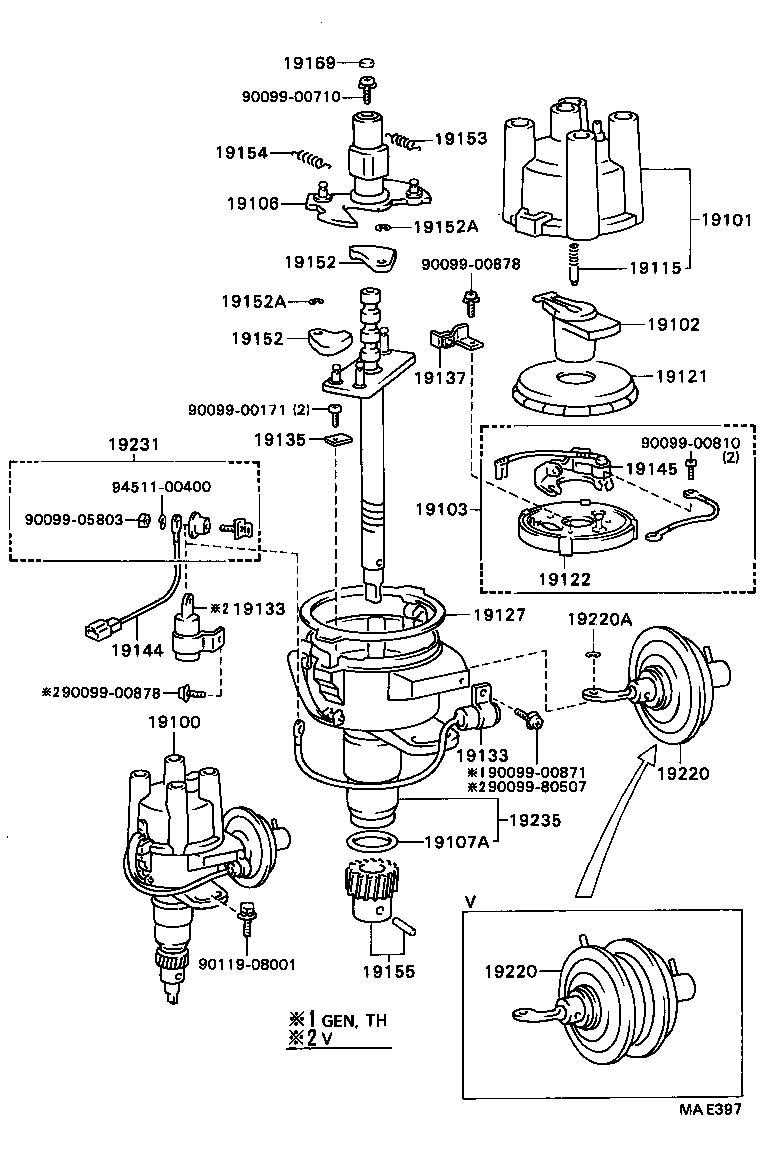 19144-72040 LEAD, DISTRIBUTOR BREAKER product image