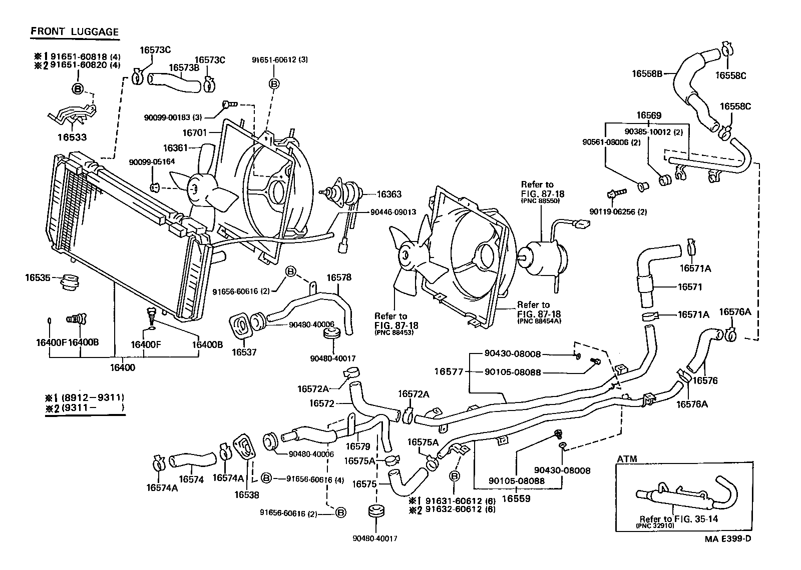 16262-74010 HOSE, WATER INLET product image
