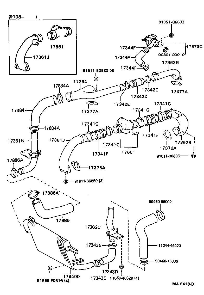 17700-46090 CLEANER ASSY, AIR product image