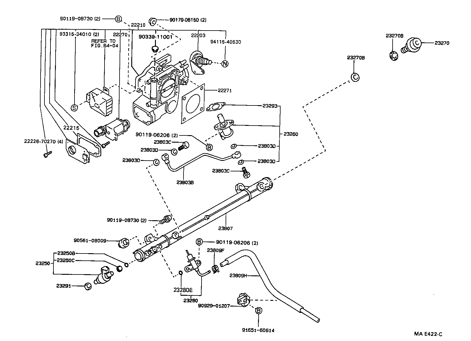 22271-88400 GASKET, THROTTLE BODY product image
