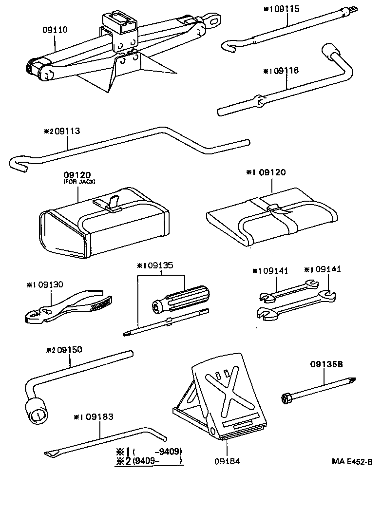 09110-16031 JACK ASSY product image