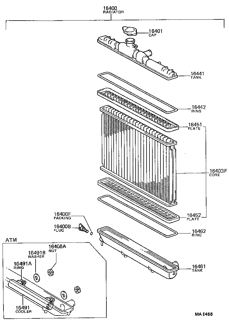 16264-11071 HOSE, WATER BY-PASS, NO.2 product image