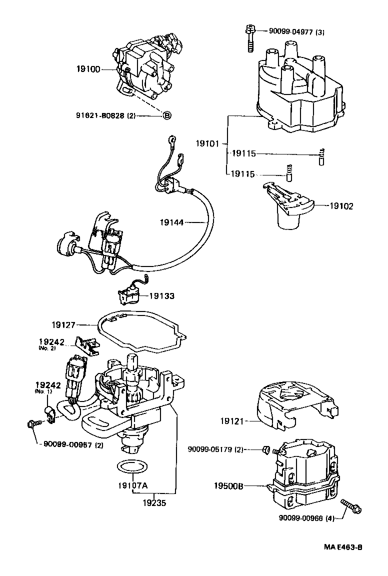 19242-11010 CLAMP, CORD product image