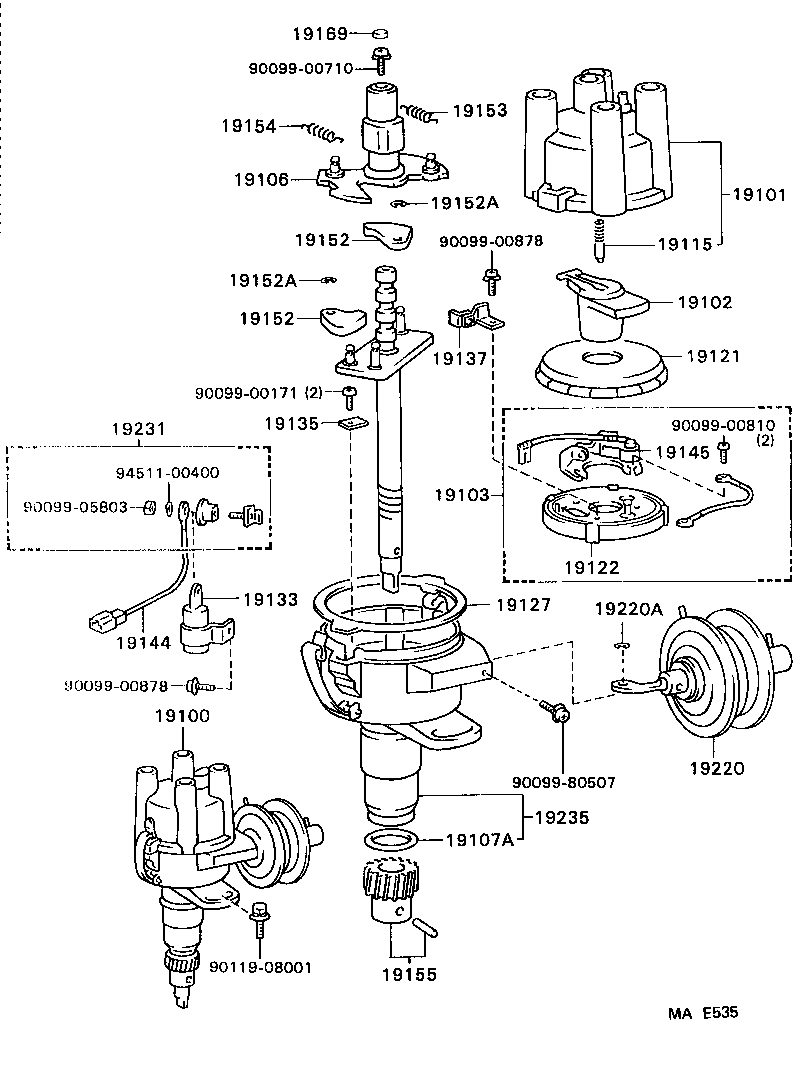 19235-71020 HOUSING, DISTRIBUTOR product image