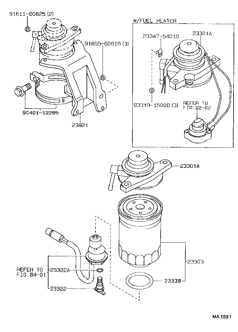 23921-64150 SUPPORT, FUEL FILTER product image
