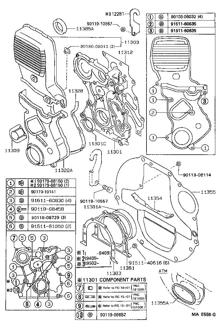 11325-46020 COVER, TIMING BELT, NO.4 product image