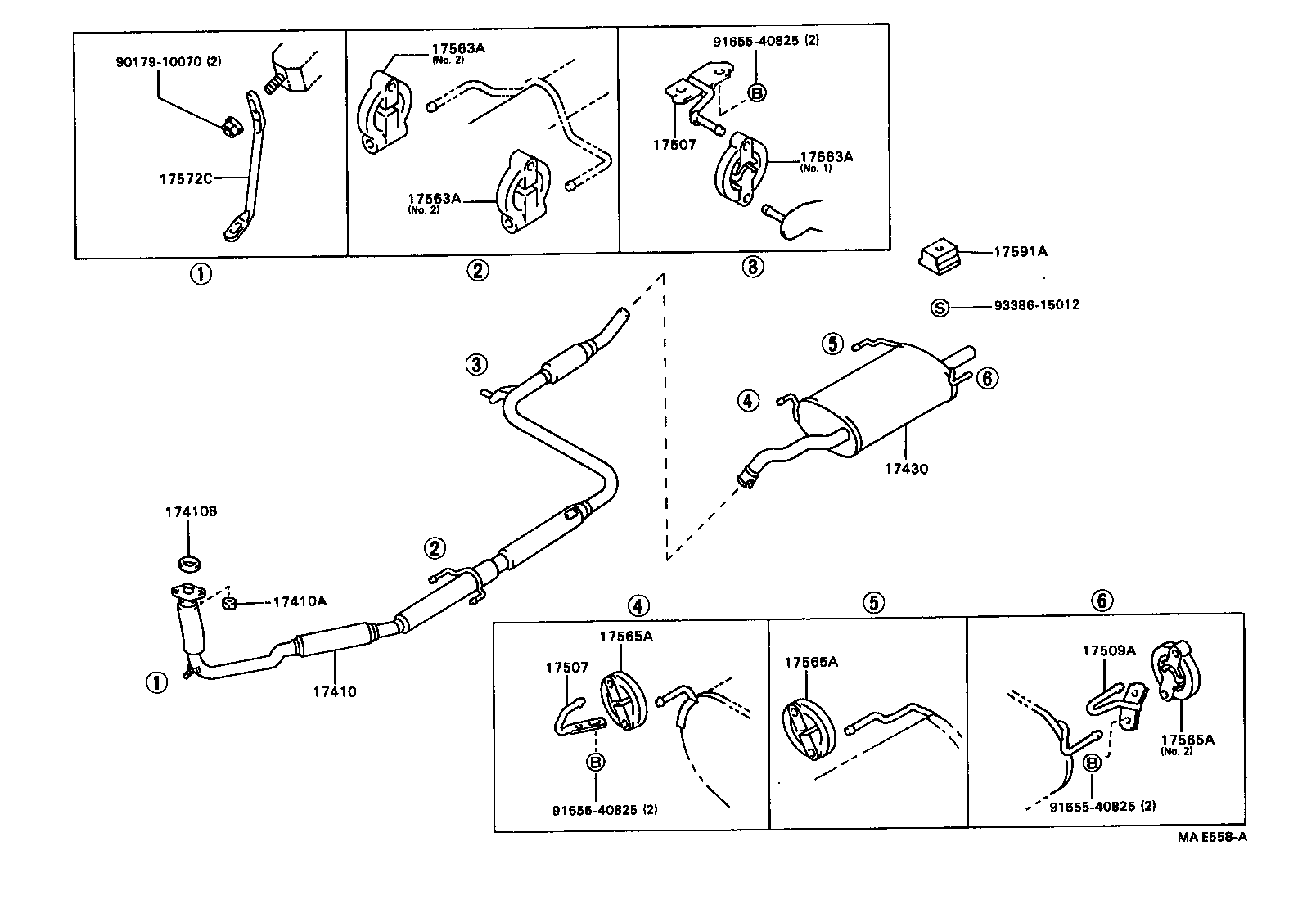 17430-16600 PIPE ASSY, EXHAUST, TAIL product image
