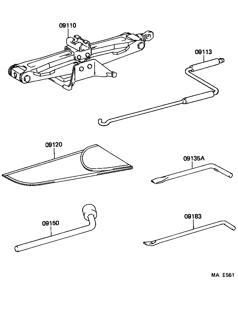 09111-06010 JACK ASSY product image
